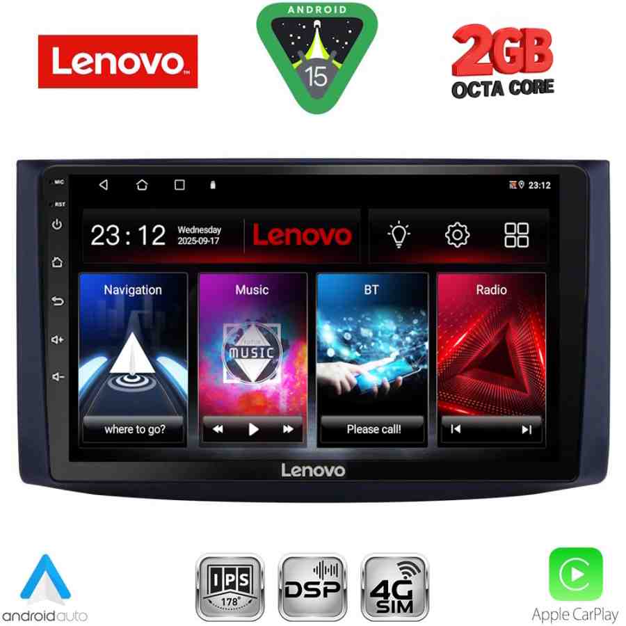 LENOVO LVF 5072_CPA (9inc) MULTIMEDIA TABLET for CHEVROLET AVEO mod. 2006-2010
