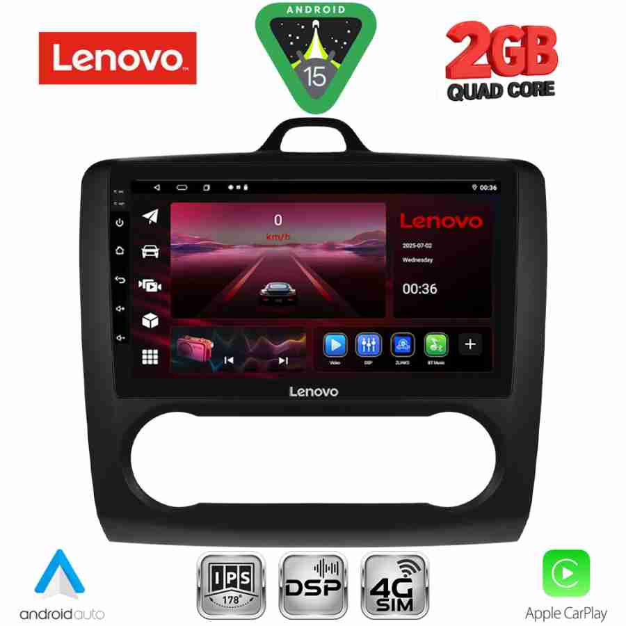 LENOVO LVF 5156BL_CPA CLIMA (9inc) MULTIMEDIA TABLET for FORD FOCUS mod. 2005-2012 (BLACK)