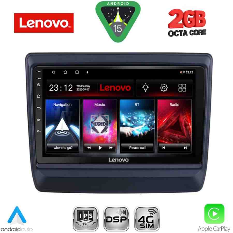 LENOVO LVF 5256_CPA (9inc) MULTIMEDIA TABLET for ISUZU DMAX mod. 2020-2026