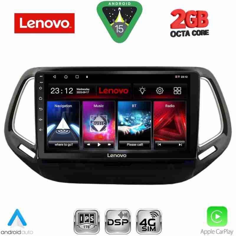 LENOVO LVF 5278_CPA (10inc) MULTIMEDIA TABLET for JEEP COMPASS mod. 2016-2021