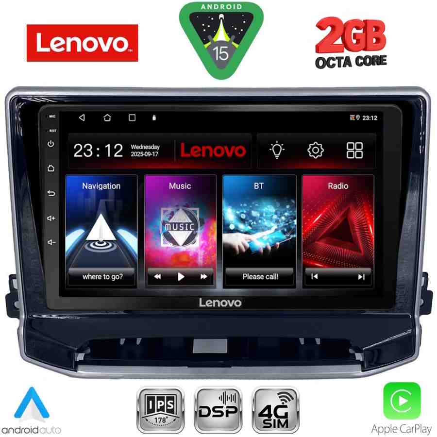 LENOVO LVF 5279_CPA (10inc) MULTIMEDIA TABLET for JEEP COMPASS mod. 2022-2026