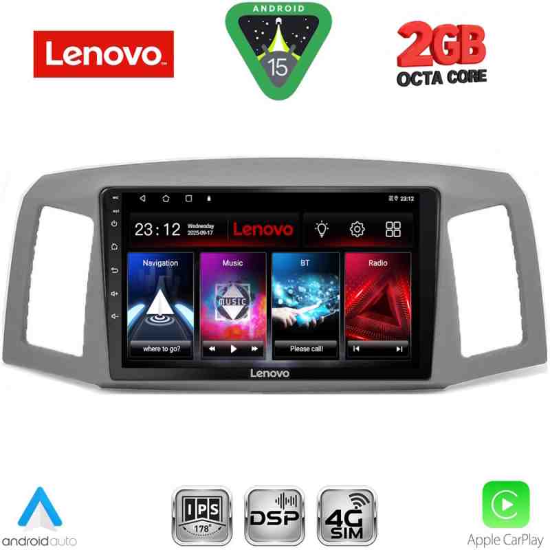 LENOVO LVF 5281_CPA (10inc) MULTIMEDIA TABLET for JEEP GRAND CHEROKEE mod. 2005-2007