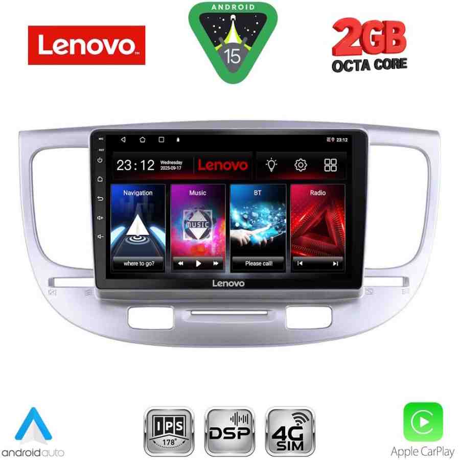 LENOVO LVF 5313_CPA (9inc) MULTIMEDIA TABLET for KIA RIO mod. 2005-2011