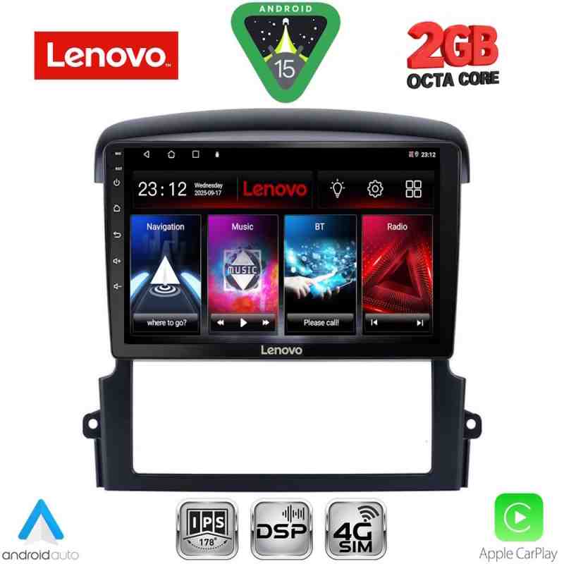 LENOVO LVF 5317_CPA (9inc) MULTIMEDIA TABLET for KIA SORENTO mod. 2006-2009