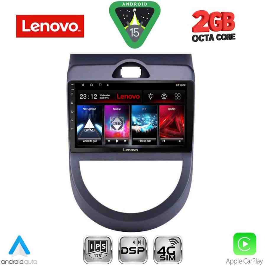 LENOVO LVF 5320_CPA (9inc) MULTIMEDIA TABLET for KIA SOUL mod. 2008-2013