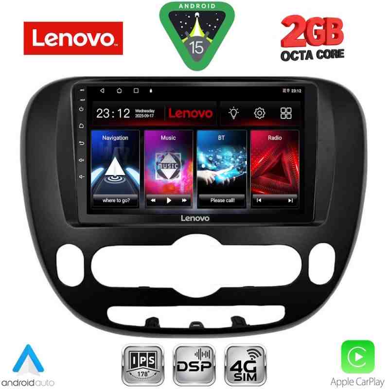 LENOVO LVF 5321_CPA (9inc) MULTIMEDIA TABLET for KIA SOUL mod. 2014-2025