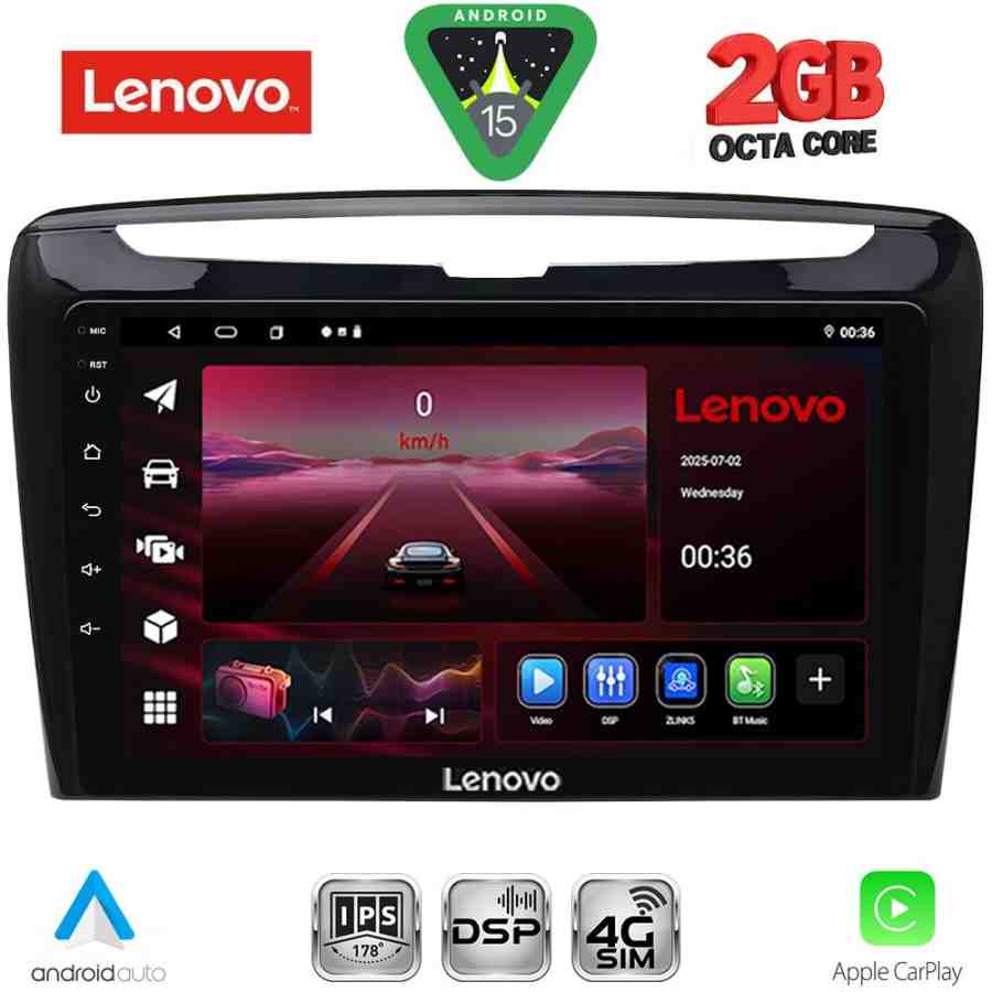 LENOVO LVF 5334_CPA (9inc) MULTIMEDIA TABLET for για LANCIA YPSILON mod. 2011+
