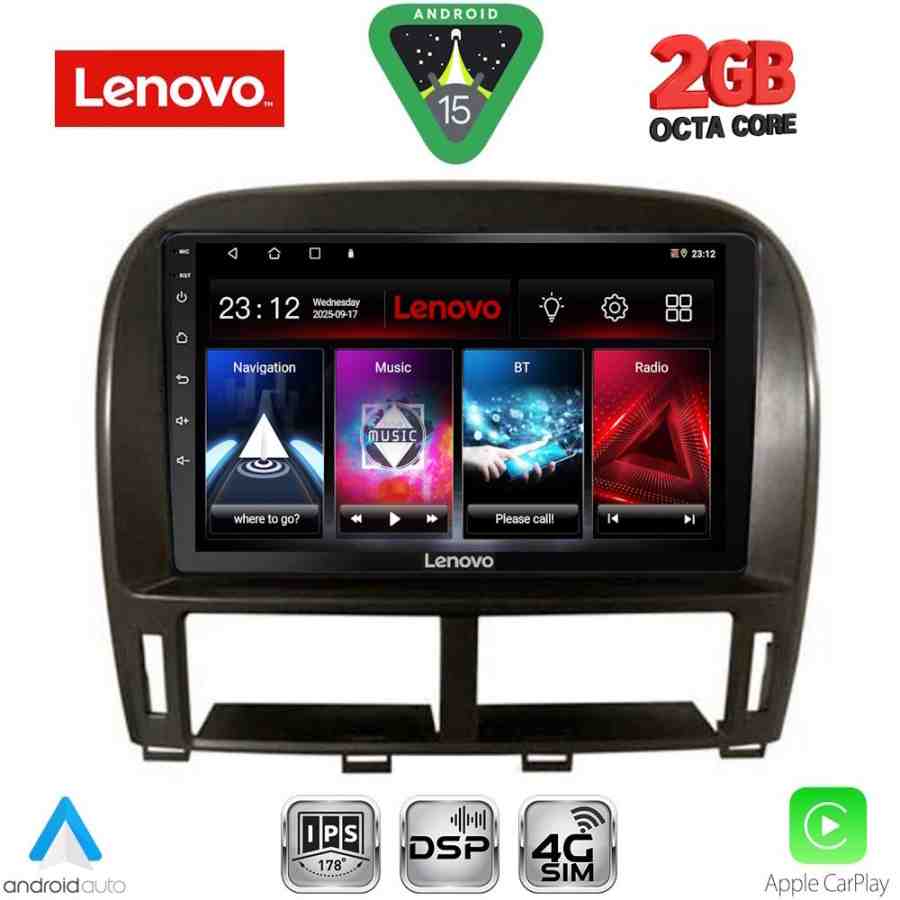 LENOVO LVF 5343_CPA (9inc) MULTIMEDIA TABLET for LEXUS LS 430 – XF 430 mod. 2000-2006