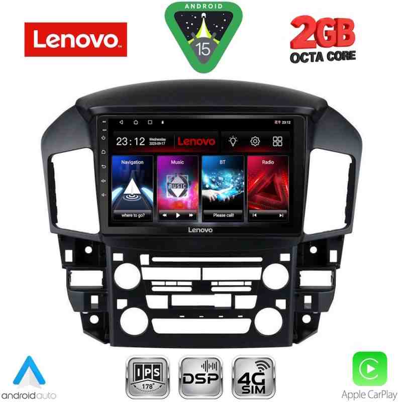 LENOVO LVF 5344_CPA (9inc) MULTIMEDIA TABLET for LEXUS RX 300 mod. 1998-2003