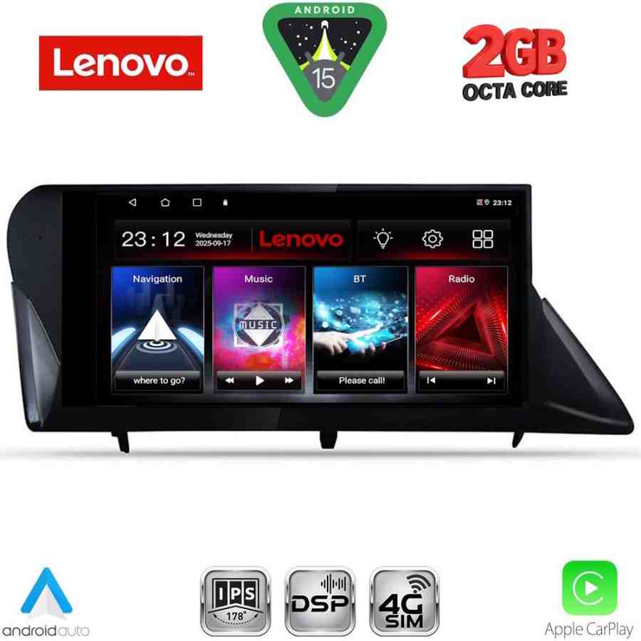 LENOVO LVF 5346_CPA (9inc) MULTIMEDIA TABLET for LEXUS RX mod. 2009-2014
