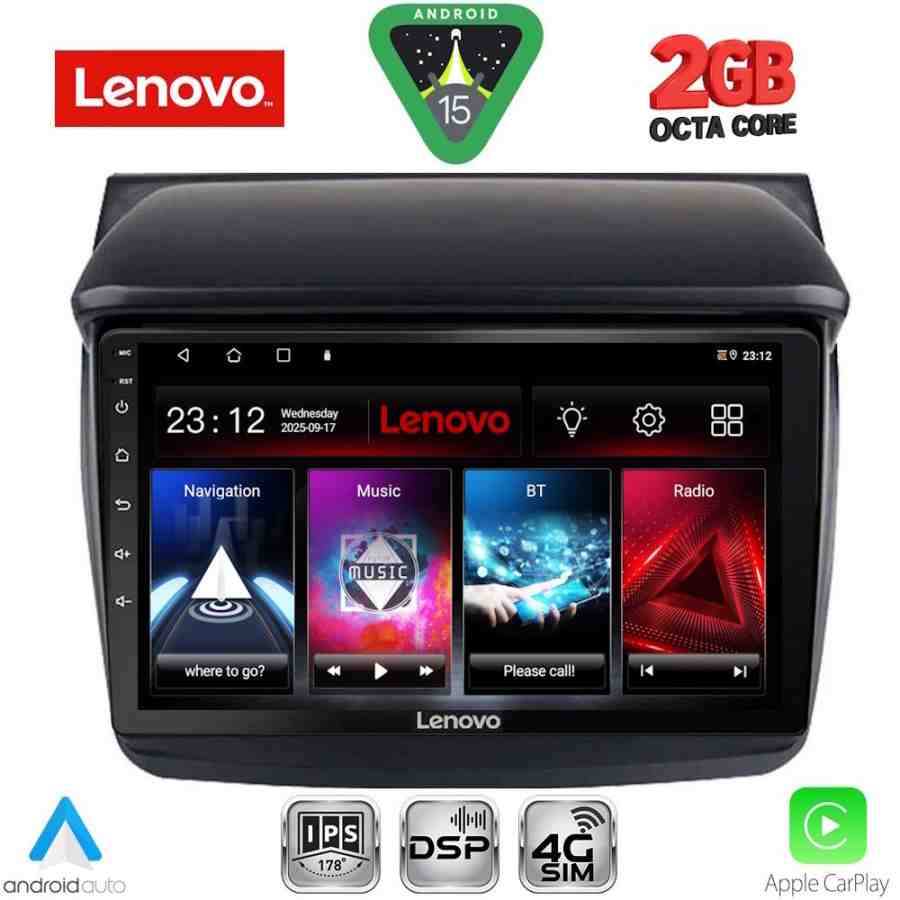 LENOVO LVF 5436_CPA (9inc) MULTIMEDIA TABLET for MITSUBISHI L200 mod. 2006-2015