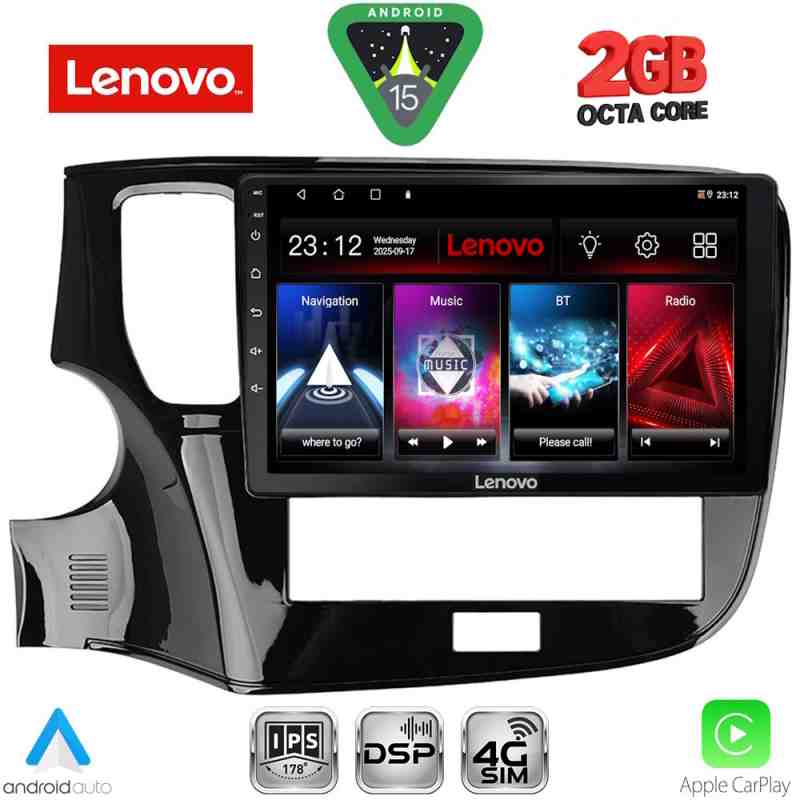 LENOVO LVF 5440_CPA (10inc) MULTIMEDIA TABLET for MITSUBISHI OUTLANDER mod. 2020-2022