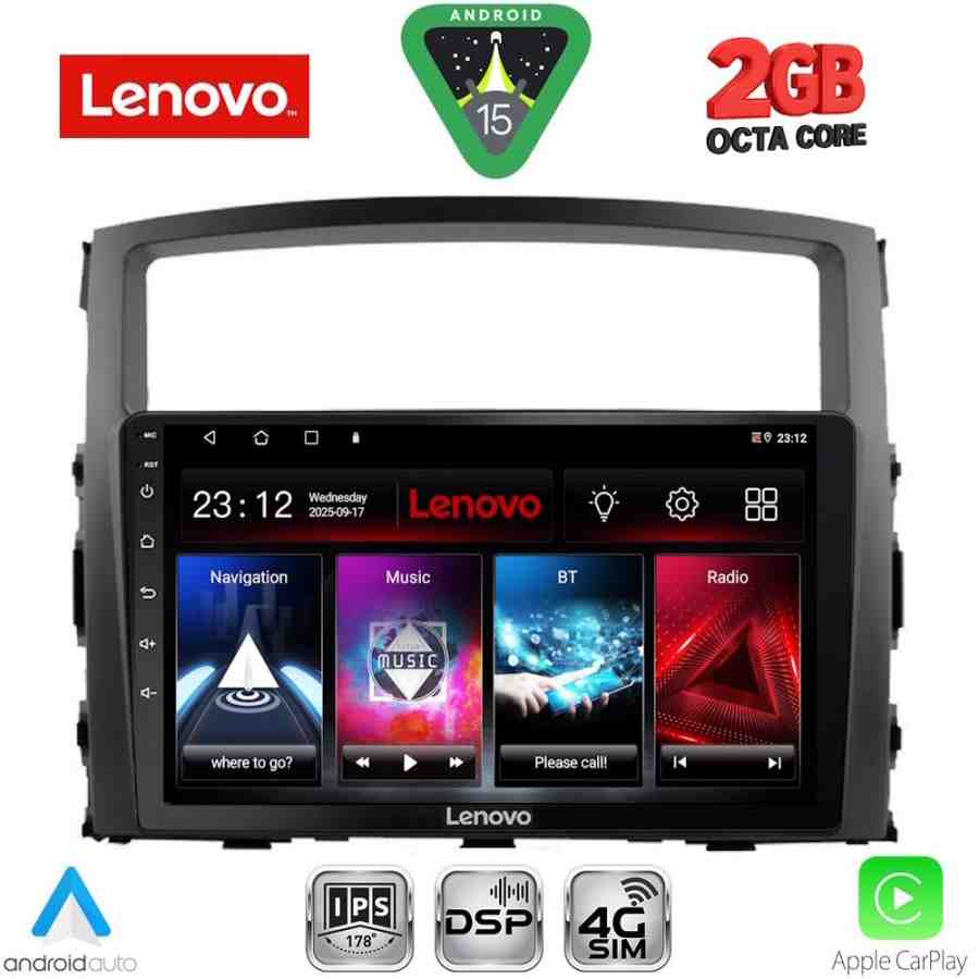 LENOVO LVF 5446_CPA (9inc) MULTIMEDIA TABLET for MITSUBISHI PAJERO mod. 2006-2013