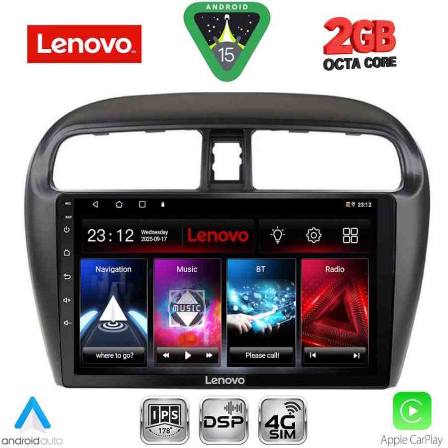 LENOVO LVF 5448_CPA (9inc) MULTIMEDIA TABLET for MITSUBISHI SPACESTAR mod. 2013-2020