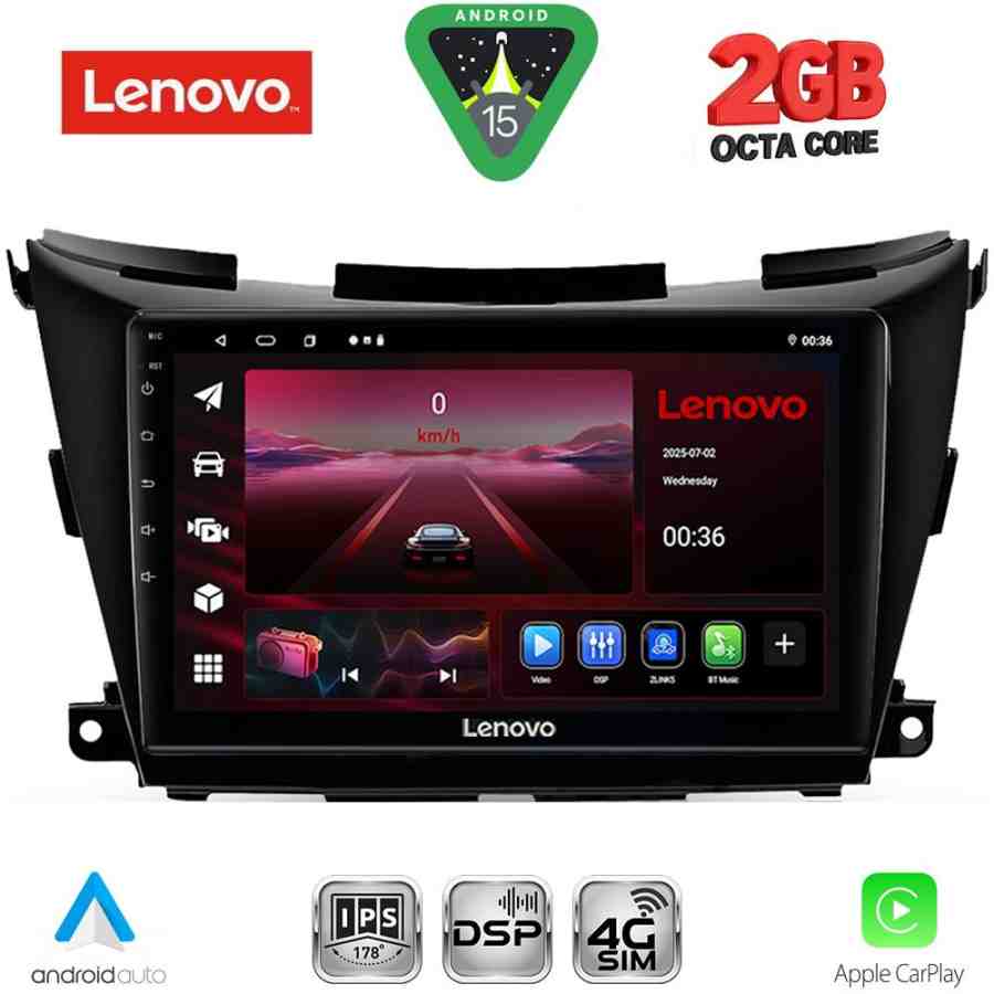 LENOVO LVF 5462B_CPA (9inc) MULTIMEDIA TABLET for NISSAN MURANO mod. 2017-2025