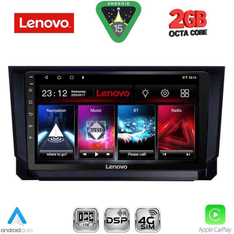 LENOVO LVF 5573_CPA (9inc) MULTIMEDIA TABLET for SEAT ARONA - IBIZA mod. 2018-2026