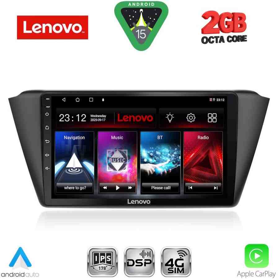 LENOVO LVF 5582_CPA (9inc) MULTIMEDIA TABLET for SKODA FABIA mod. 2015-2022