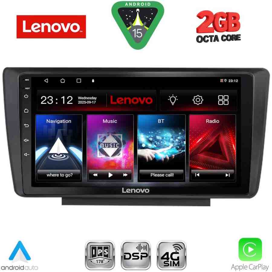 LENOVO LVF 5594_CPA (9inc) MULTIMEDIA TABLET for  SKODA OCTAVIA 5 mod. 2005-2012