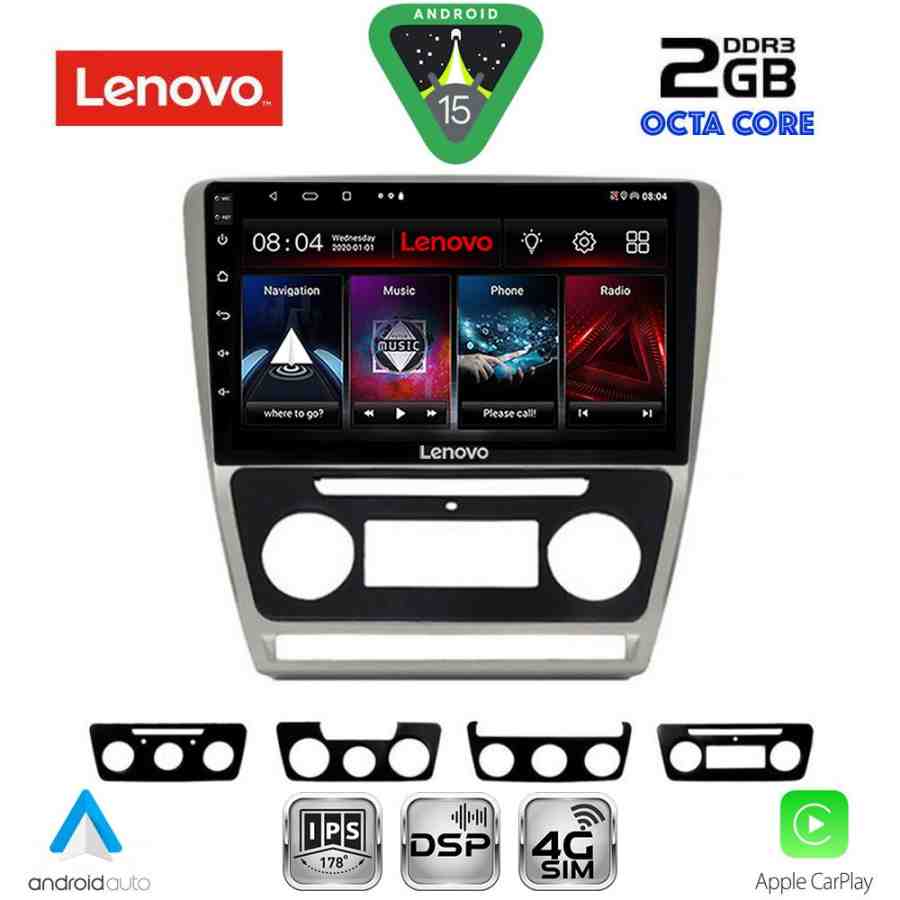 LENOVO LVF 5595SL_CPA (10inc) MULTIMEDIA TABLET for SKODA OCTAVIA 5 mod. 2005-2012 (SILVER)