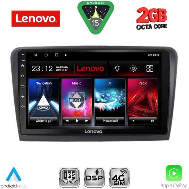 LENOVO LVF 5601_CPA (9inc) MULTIMEDIA TABLET for  SKODA RAPID  mod. 2012-2023