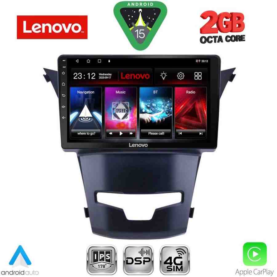 LENOVO LVF 5653_CPA (9inc) MULTIMEDIA TABLET for SSANGYONG KORANDO mod. 2014-2019