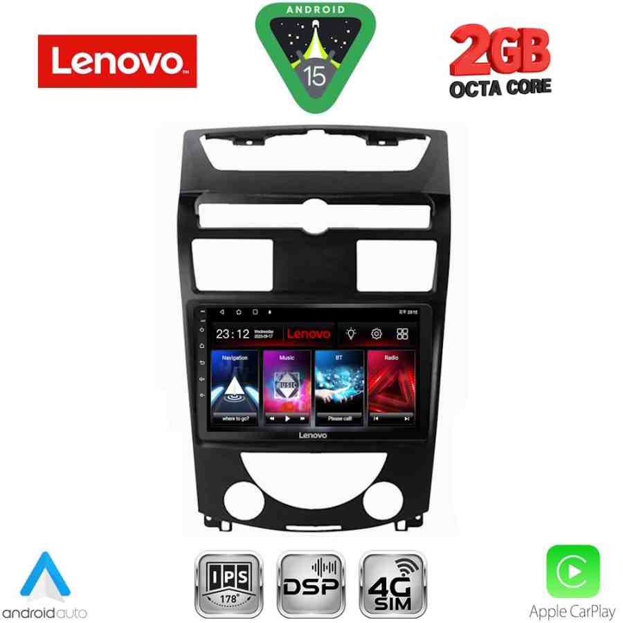 LENOVO LVF 5657_CPA (10inc) MULTIMEDIA TABLET for SSANGYONG REXTON mod. 2006-2015