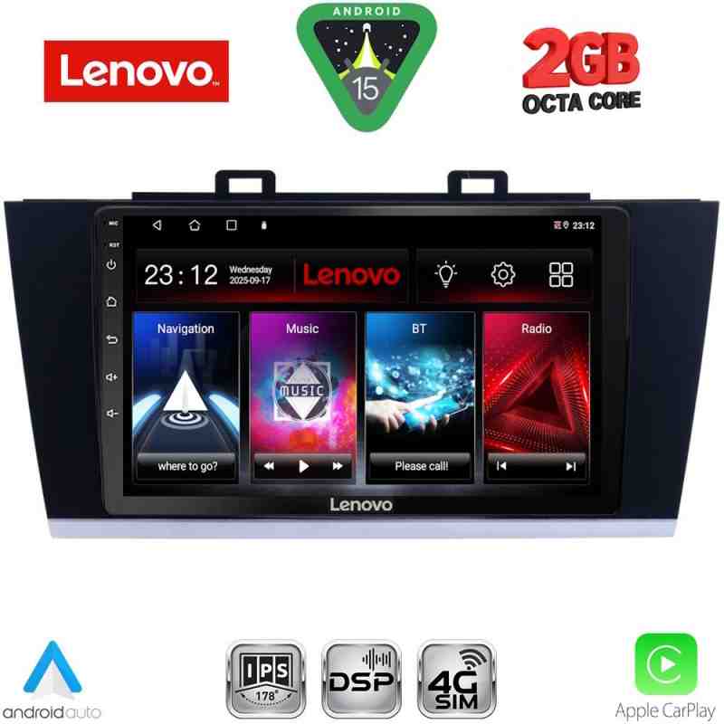LENOVO LVF 5668_CPA (9inc) MULTIMEDIA TABLET for SUBARU LEGACY – OUTBACK mod. 2014-2019