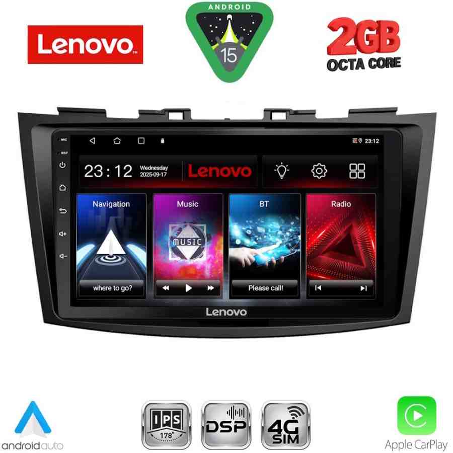 LENOVO LVF 5685_CPA (9inc) MULTIMEDIA TABLET for SUZUKI SWIFT mod. 2011-2016