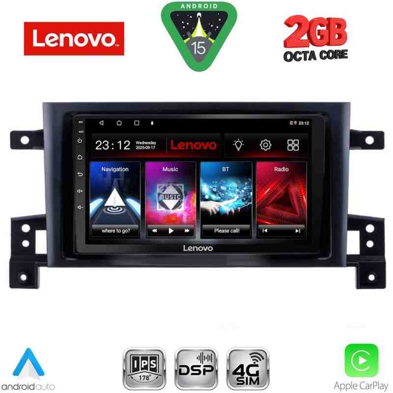 LENOVO LVF 5696_CPA (9inc) MULTIMEDIA TABLET for SUZUKI GRAND VITARA mod. 2005-2015