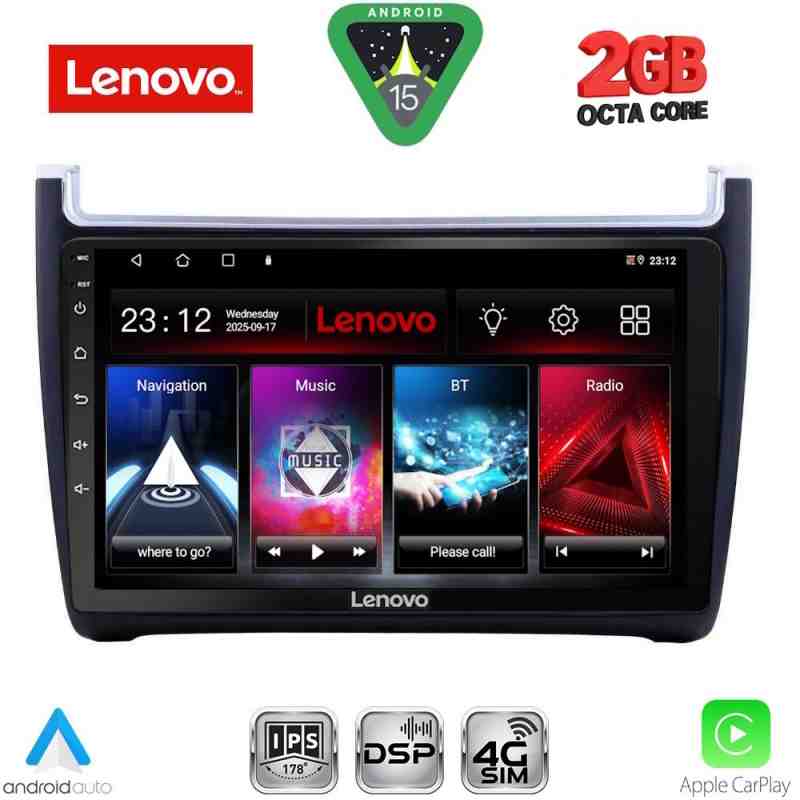 LENOVO LVF 5757_CPA (9inc) MULTIMEDIA TABLET for VW POLO mod. 2014-2017