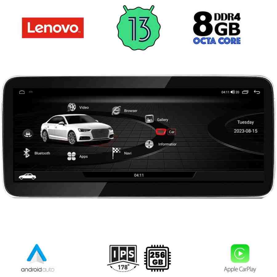 LENOVO LVK 29916_CPA RHD (12.3inc) (ORIG. NAVI) MULTIMEDIA SYSTEM for AUDI A4-A5 mod. 2009-2016