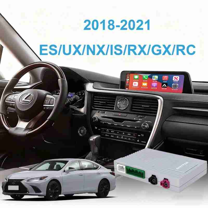 DIGITAL IQ LX 509F CPA (WIRELESS CARPLAY / ANDROID AUTO BOX with 2 CAMERA IN for LEXUS mod. 2017-2023 with 8'' - 10.25'' screen)