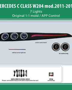 DIQ AMBIENT MERCEDES C BC17Υ3 (Digital iQ Ambient Light for Mercedes C (W204) mod. 2011-2014 with 7 Lights)
