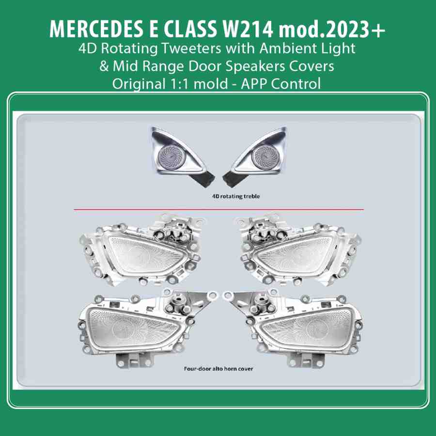 DIQ AMBIENT MERCEDES E (W214) BC12M2 (Digital iQ Speakers Ambient Light Kit MERCEDES E (W214) mod. 2023+)