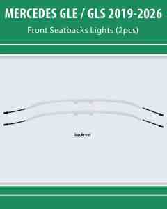 DIQ AMBIENT MERCEDES GLE FRONT SEATBACK (Digital iQ Ambient Light for MERCEDES GLE mod. 2019-2026, 2 x Seatback Lights)