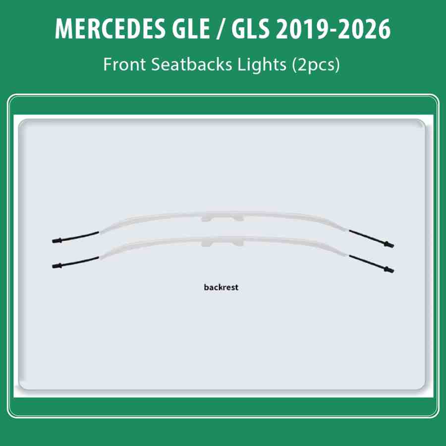 DIQ AMBIENT MERCEDES GLE FRONT SEATBACK (Digital iQ Ambient Light for MERCEDES GLE mod. 2019-2026, 2 x Seatback Lights)