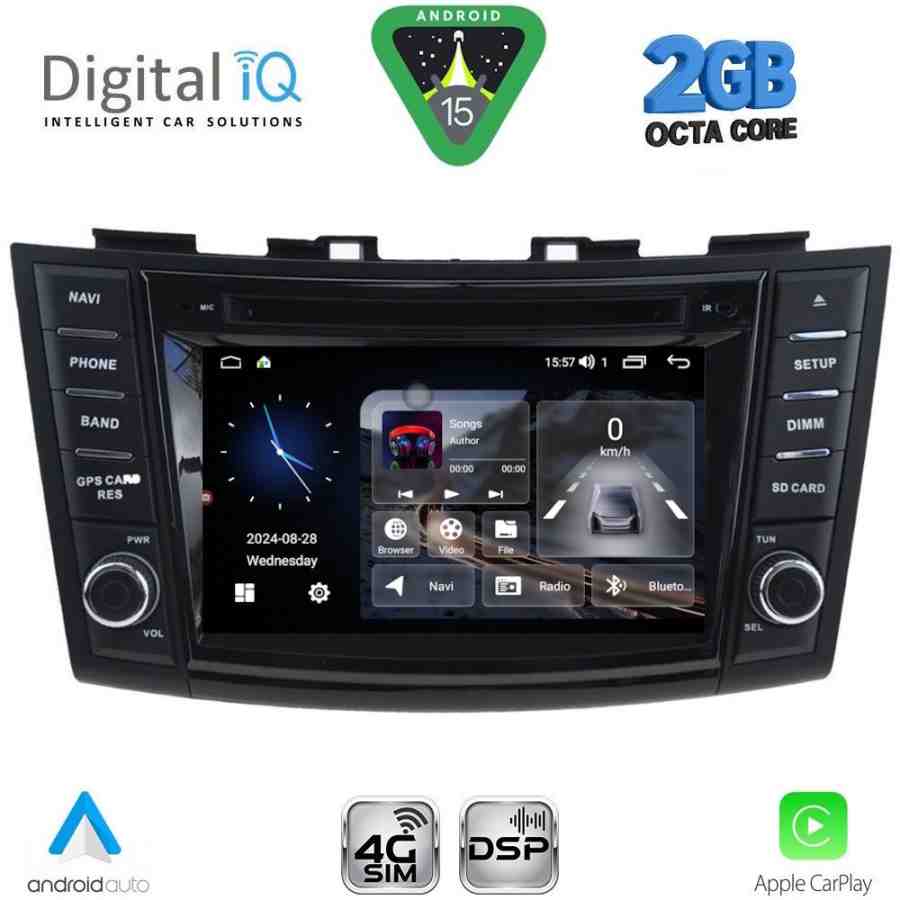 DIGITAL IQ MSF 377_CPA (7" DECK) MULTIMEDIA SYSTEM for SUZUKI SWIFT mod. 2011-2016
