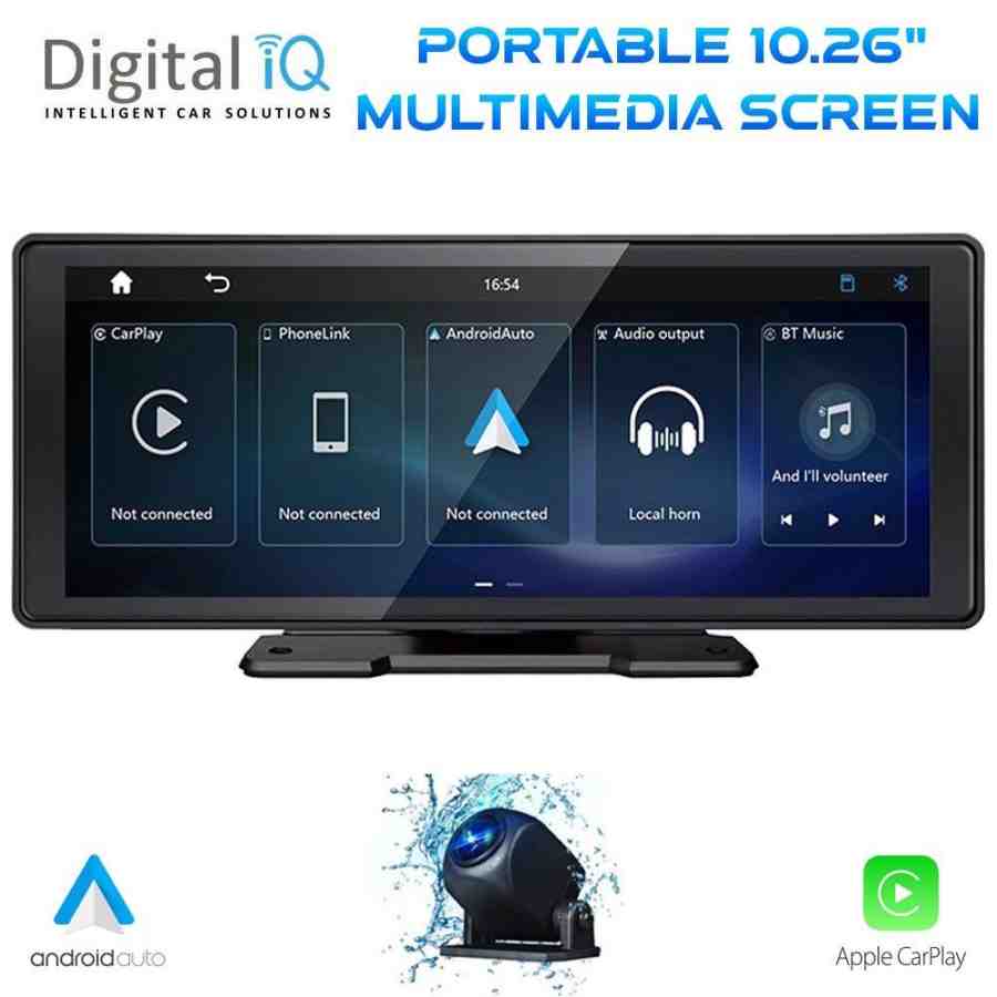 DIGITAL IQ PNA 9900_CPAA (10.26inc) (PORTABLE DVR MULTIMEDIA CARPLAY & ANDROID AUTO)
