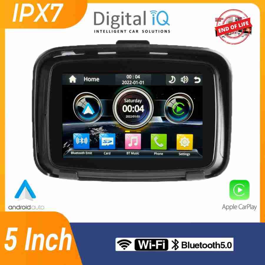 DIGITAL IQ PNA 6000_CPAA (5inc) MOTORCYCLE CARPLAY-ANDROID AUTO