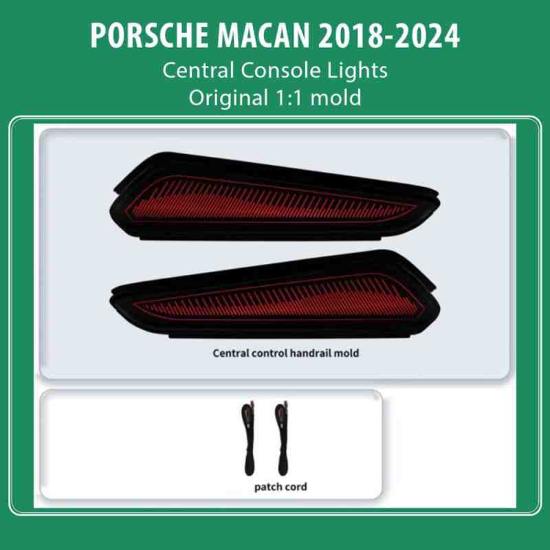 DIQ AMBIENT SADDLE MC (Digital iQ Central Console Ambient Lights for Porsche Macan mod. 2018-2024)