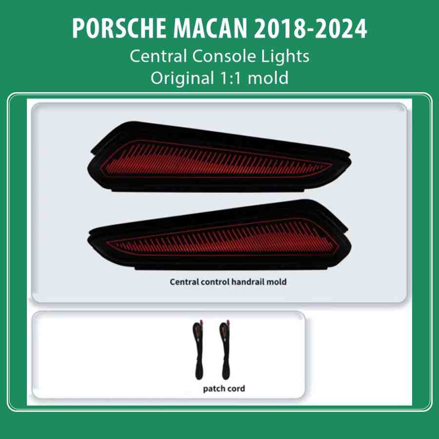 DIQ AMBIENT SADDLE MC (Digital iQ Central Console Ambient Lights for Porsche Macan mod. 2018-2024)