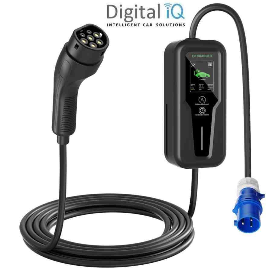 DIQ EV PRT 32007 (PORTABLE EV CHARGER TYPE 2 PEVC32A01 - 32A - 7kW)
