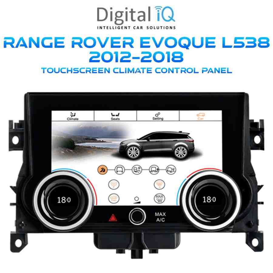 DIGITAL IQ FZ 2008_CL (TOUCHSCREEN CLIMATE CONTROL PANEL for RANGE ROVER EVOQUE L538 mod. 2012-2018)