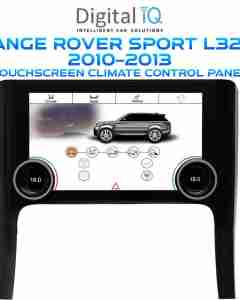 DIGITAL IQ FZ 2012_CL - TOUCHSCREEN CLIMATE CONTROL PANEL 10" for RANGE ROVER SPORT L320 mod. 2010-2013