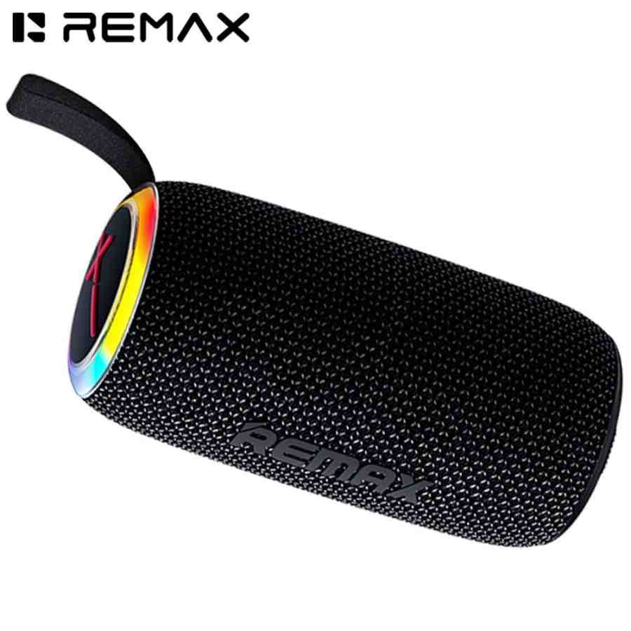 REMAX RB-M82 (BLACK) LIGHTED WIRELESS PORTABLE SPEAKER (14Watt)
