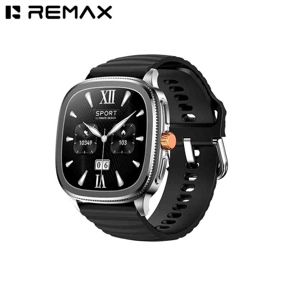 REMAX WATCH 33 (GREY) SQUARE AMOLED DISPLAY SMARTWATCH