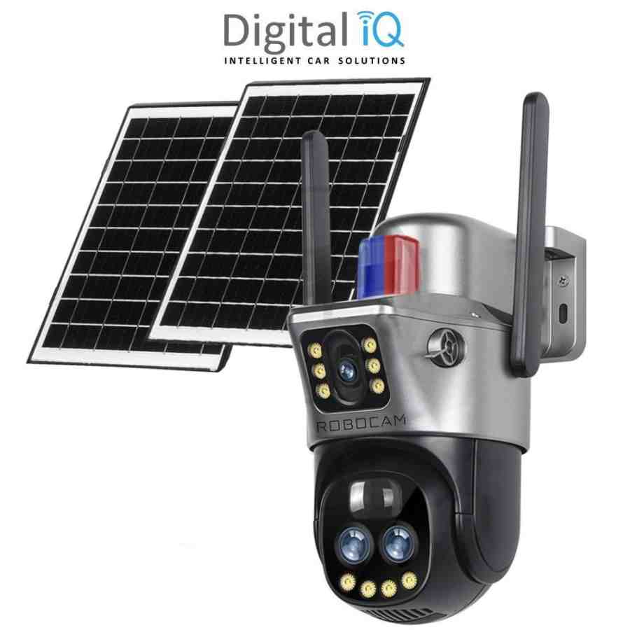 DIGITAL IQ ROBOCAM CS3U SECURITY CAMERA (PTZ, 4G, DUAL SOLAR PANEL, 8MP, 10X)