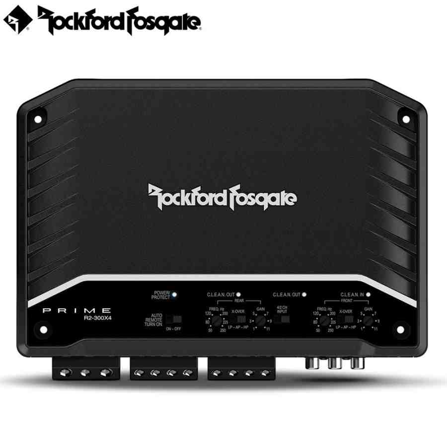 ROCKFORD FOSGATE PRIME R2-300X4 (300W, CLASS D, 4 CHANNEL AMPLIFIER)