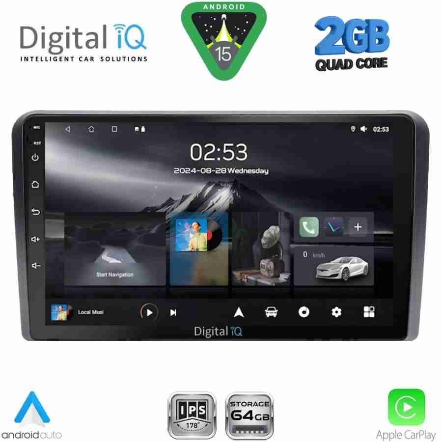 DIGITAL IQ RSD 1174L_CPA (10inc) MULTIMEDIA TABLET for FORD TRANSIT CONNECT mod. 2018-2025 Low Version