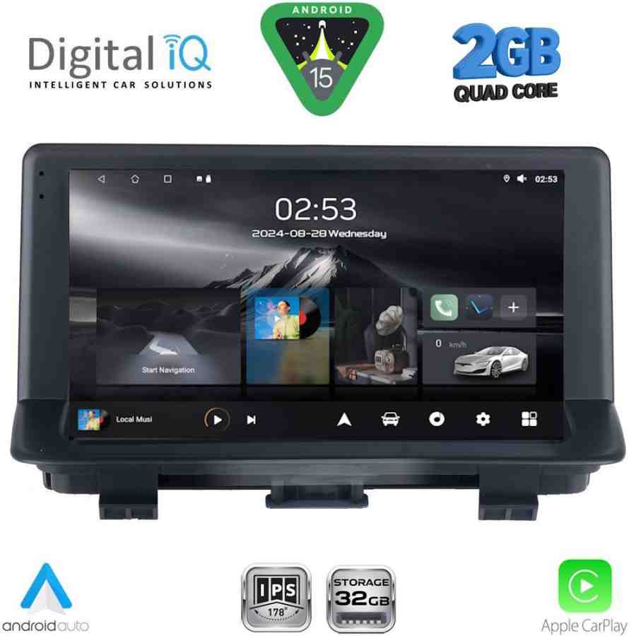 DIGITAL IQ RSD 1013_CPA (9inc) MULTIMEDIA TABLET for AUDI Q3 mod. 2013-2018 (Low Version)